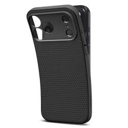 Husa de protectie Spigen Liquid Air pentru iPhone 17 Pro Max, negru mat Husa de protectie Spigen Liquid Air pentru iPhone 17 Pro Max, negru mat