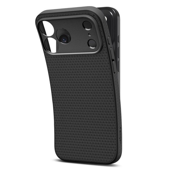 Husa de protectie Spigen Liquid Air pentru iPhone 17 Pro Max, negru mat (Spigen, Ingredi) by www.silkase.ro Husa de protectie Spigen Liquid Air pentru iPhone 17 Pro Max, negru mat (iPhone 17 Pro Max, ACS10265) by www.silkase.ro