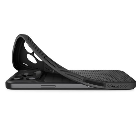 Husa de protectie Spigen Liquid Air pentru iPhone 17 Pro Max, negru mat (Spigen, Ingredi) by www.silkase.ro Husa de protectie Spigen Liquid Air pentru iPhone 17 Pro Max, negru mat (iPhone 17 Pro Max, ACS10265) by www.silkase.ro