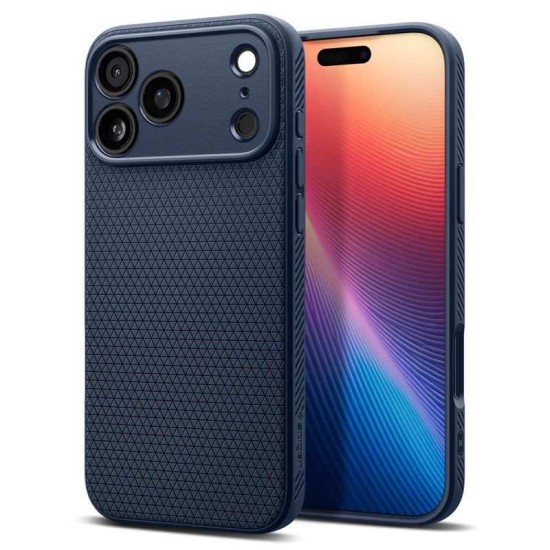 Husa de protectie Spigen Liquid Air pentru iPhone 17 Pro Max, bleumarin (Spigen, Ingredi) by www.silkase.ro Husa de protectie Spigen Liquid Air pentru iPhone 17 Pro Max, bleumarin (iPhone 17 Pro Max, ACS10266) by www.silkase.ro