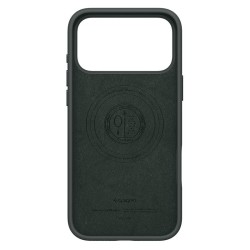 Husa din silicon Spigen Silicone Fit MagSafe pentru iPhone 17 Pro Max, verde abis Husa din silicon Spigen Silicone Fit MagSafe pentru iPhone 17 Pro Max, verde abis