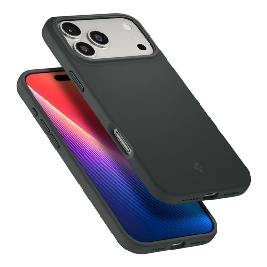 Husa din silicon Spigen Silicone Fit MagSafe pentru iPhone 17 Pro Max, verde abis (Spigen, Ingredi) by www.silkase.ro Husa din silicon Spigen Silicone Fit MagSafe pentru iPhone 17 Pro Max, verde abis (iPhone 17 Pro Max, ACS10271) by www.silkase.ro