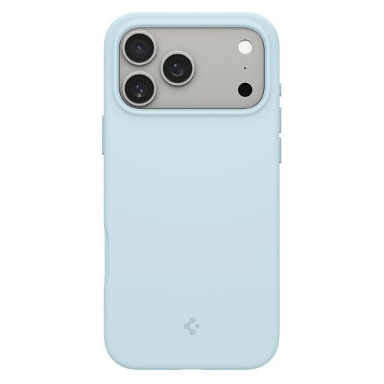 Husa din silicon Spigen Silicone Fit MagSafe pentru iPhone 17 Pro Max, albastru stins (iPhone 17 Pro Max, ACS10273) by www.silkase.ro