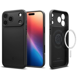 Husa subtire Spigen Thin Fit MagSafe pentru iPhone 17 Pro Max, neagra