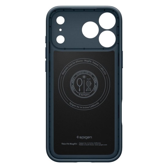 Husa subtire Spigen Thin Fit MagSafe pentru iPhone 17 Pro Max, gri metalic (Spigen, Ingredi) by www.silkase.ro Husa subtire Spigen Thin Fit MagSafe pentru iPhone 17 Pro Max, gri metalic (iPhone 17 Pro Max, ACS10277) by www.silkase.ro