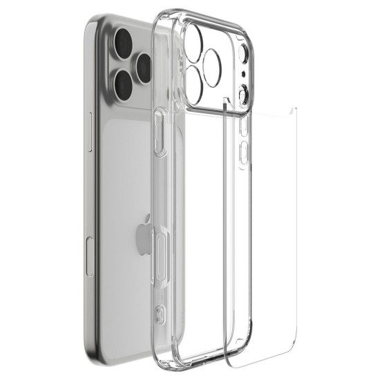 Husa de protectie hibrida Spigen Ultra Hybrid pentru iPhone 17 Pro Max, transparenta (iPhone 17 Pro Max, ACS10278) by www.silkase.ro