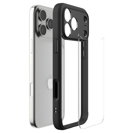Husa de protectie hibrida Spigen Ultra Hybrid pentru iPhone 17 Pro Max, negru mat (Spigen, Ingredi) by www.silkase.ro Husa de protectie hibrida Spigen Ultra Hybrid pentru iPhone 17 Pro Max, negru mat (iPhone 17 Pro Max, ACS10279) by www.silkase.ro