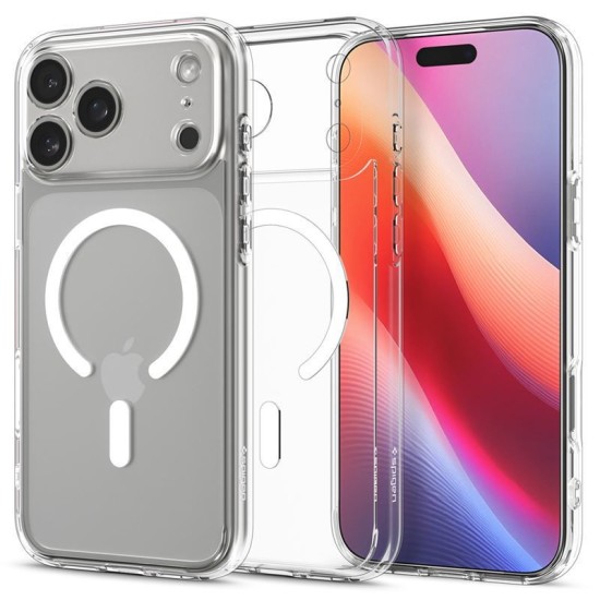 Husa hibrida Spigen Ultra Hybrid MagSafe pentru iPhone 17 Pro Max, transparenta (Spigen, Ingredi) by www.silkase.ro Husa hibrida Spigen Ultra Hybrid MagSafe pentru iPhone 17 Pro Max, transparenta (iPhone 17 Pro Max, ACS10282) by www.silkase.ro