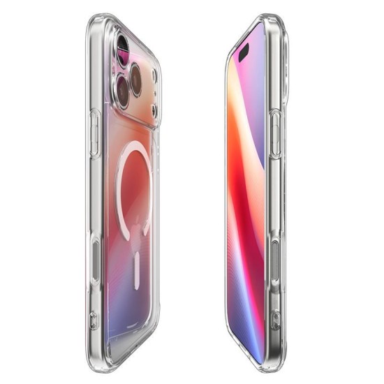 Husa hibrida Spigen Ultra Hybrid MagSafe pentru iPhone 17 Pro Max, transparenta (Spigen, Ingredi) by www.silkase.ro Husa hibrida Spigen Ultra Hybrid MagSafe pentru iPhone 17 Pro Max, transparenta (iPhone 17 Pro Max, ACS10282) by www.silkase.ro