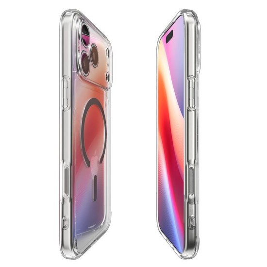 Husa hibrida Spigen Ultra Hybrid MagSafe pentru iPhone 17 Pro Max, grafit transparent (Spigen, Ingredi) by www.silkase.ro Husa hibrida Spigen Ultra Hybrid MagSafe pentru iPhone 17 Pro Max, grafit transparent (iPhone 17 Pro Max, ACS10283) by www.silkase.ro