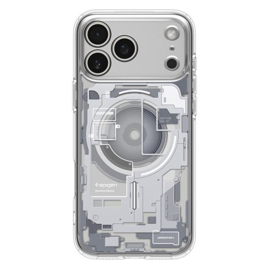 Husa hibrida Spigen Ultra Hybrid MagSafe pentru iPhone 17 Pro Max, model zero one alb (Spigen, Ingredi) by www.silkase.ro Husa hibrida Spigen Ultra Hybrid MagSafe pentru iPhone 17 Pro Max, model zero one alb (iPhone 17 Pro Max, ACS10287) by www.silkase.ro
