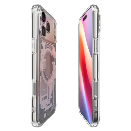 Husa hibrida Spigen Ultra Hybrid MagSafe pentru iPhone 17 Pro Max, model zero one alb (Spigen, Ingredi) by www.silkase.ro Husa hibrida Spigen Ultra Hybrid MagSafe pentru iPhone 17 Pro Max, model zero one alb (iPhone 17 Pro Max, ACS10287) by www.silkase.ro