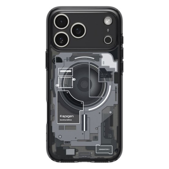 Husa hibrida Spigen Ultra Hybrid MagSafe pentru iPhone 17 Pro Max, model zero one negru (Spigen, Ingredi) by www.silkase.ro Husa hibrida Spigen Ultra Hybrid MagSafe pentru iPhone 17 Pro Max, model zero one negru (iPhone 17 Pro Max, ACS10289) by www.silkase.ro