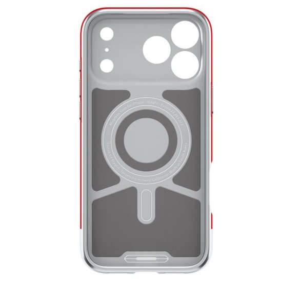 Husa de protectie Spigen Classic C1 MagSafe pentru iPhone 17 Pro Max, rubiniu (iPhone 17 Pro Max, ACS10295) by www.silkase.ro
