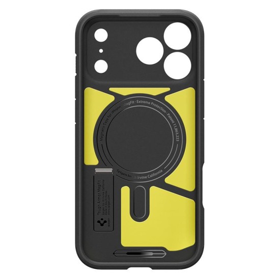 Husa ultra-rezistenta Spigen Tough Armor T MagSafe pentru iPhone 17 Pro Max, gunmetal (Spigen, Ingredi) by www.silkase.ro Husa ultra-rezistenta Spigen Tough Armor T MagSafe pentru iPhone 17 Pro Max, gunmetal (iPhone 17 Pro Max, ACS10298) by www.silkase.ro