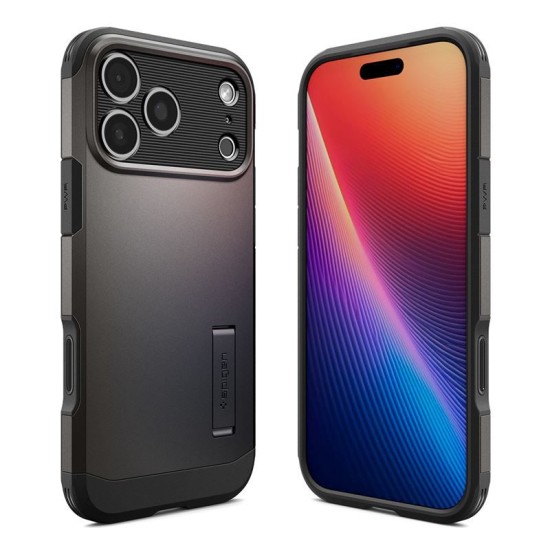Husa ultra-rezistenta Spigen Tough Armor T MagSafe pentru iPhone 17 Pro Max, gunmetal (Spigen, Ingredi) by www.silkase.ro Husa ultra-rezistenta Spigen Tough Armor T MagSafe pentru iPhone 17 Pro Max, gunmetal (iPhone 17 Pro Max, ACS10298) by www.silkase.ro