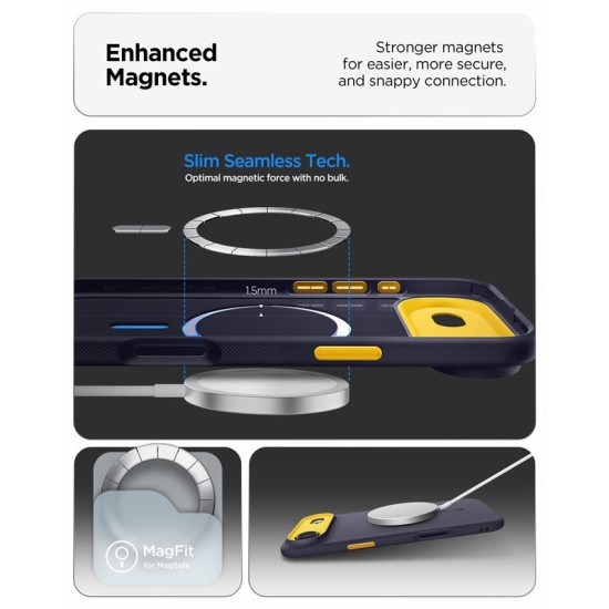 Husa de protectie Spigen Nano Pop MagSafe pentru iPhone Air, bleumarin (Spigen, Ingredi) by www.silkase.ro Husa de protectie Spigen Nano Pop MagSafe pentru iPhone Air, bleumarin (iPhone Air, ACS10300) by www.silkase.ro
