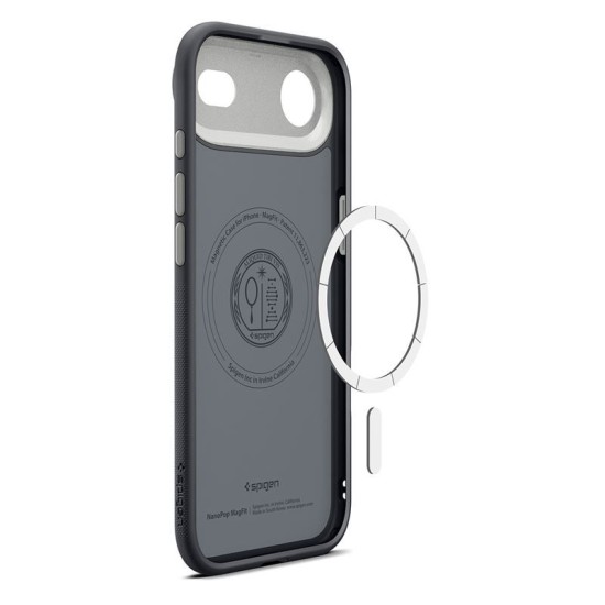 Husa de protectie Spigen Nano Pop MagSafe pentru iPhone Air, negru susan (Spigen, Ingredi) by www.silkase.ro Husa de protectie Spigen Nano Pop MagSafe pentru iPhone Air, negru susan (iPhone Air, ACS10301) by www.silkase.ro