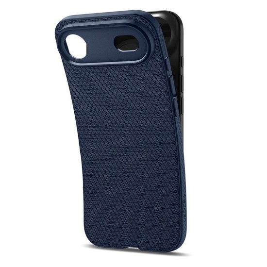 Husa de protectie Spigen Liquid Air pentru iPhone Air, bleumarin (iPhone Air, ACS10303) by www.silkase.ro