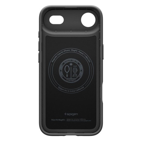 Husa subtire Spigen Thin Fit MagSafe pentru iPhone Air, neagra (Spigen, Ingredi) by www.silkase.ro Husa subtire Spigen Thin Fit MagSafe pentru iPhone Air, neagra (iPhone Air, ACS10306) by www.silkase.ro