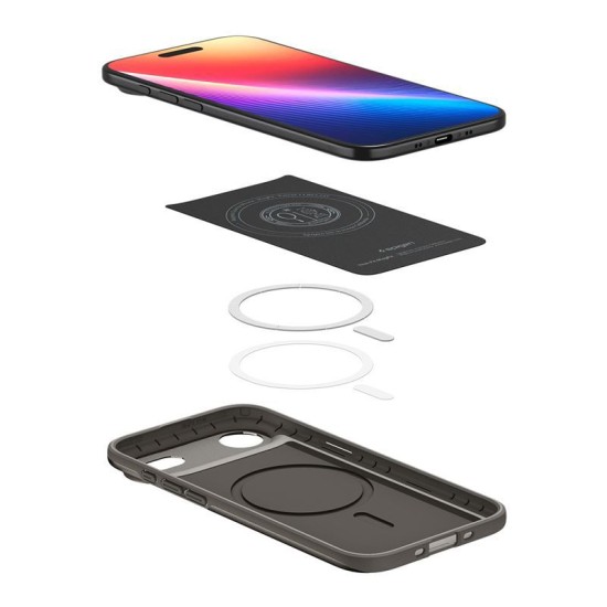 Husa subtire Spigen Thin Fit MagSafe pentru iPhone Air, gunmetal (Spigen, Ingredi) by www.silkase.ro Husa subtire Spigen Thin Fit MagSafe pentru iPhone Air, gunmetal (iPhone Air, ACS10308) by www.silkase.ro