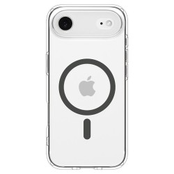 Husa hibrida Spigen Ultra Hybrid MagSafe pentru iPhone Air, grafit transparent