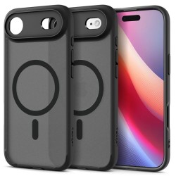 Husa hibrida Spigen Ultra Hybrid MagSafe pentru iPhone Air, negru matuit