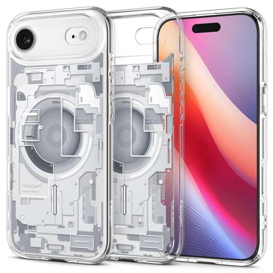 Husa hibrida Spigen Ultra Hybrid MagSafe pentru iPhone Air, model zero one alb (Spigen, Ingredi) by www.silkase.ro Husa hibrida Spigen Ultra Hybrid MagSafe pentru iPhone Air, model zero one alb (iPhone Air, ACS10318) by www.silkase.ro