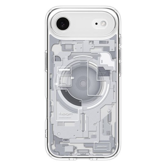 Husa hibrida Spigen Ultra Hybrid MagSafe pentru iPhone Air, model zero one alb (Spigen, Ingredi) by www.silkase.ro Husa hibrida Spigen Ultra Hybrid MagSafe pentru iPhone Air, model zero one alb (iPhone Air, ACS10318) by www.silkase.ro