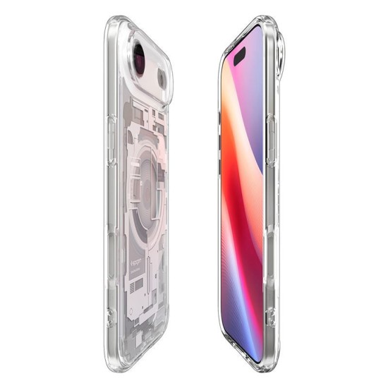 Husa hibrida Spigen Ultra Hybrid MagSafe pentru iPhone Air, model zero one alb (Spigen, Ingredi) by www.silkase.ro Husa hibrida Spigen Ultra Hybrid MagSafe pentru iPhone Air, model zero one alb (iPhone Air, ACS10318) by www.silkase.ro