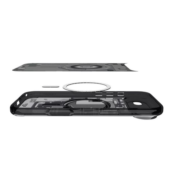 Husa hibrida Spigen Ultra Hybrid MagSafe pentru iPhone Air, model zero one negru (Spigen, Ingredi) by www.silkase.ro Husa hibrida Spigen Ultra Hybrid MagSafe pentru iPhone Air, model zero one negru (iPhone Air, ACS10320) by www.silkase.ro