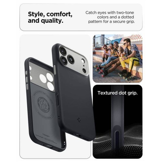 Husa de protectie Spigen Nano Pop MagSafe pentru iPhone 17 Pro, negru susan (Spigen, Ingredi) by www.silkase.ro Husa de protectie Spigen Nano Pop MagSafe pentru iPhone 17 Pro, negru susan (iPhone 17 Pro, ACS10328) by www.silkase.ro