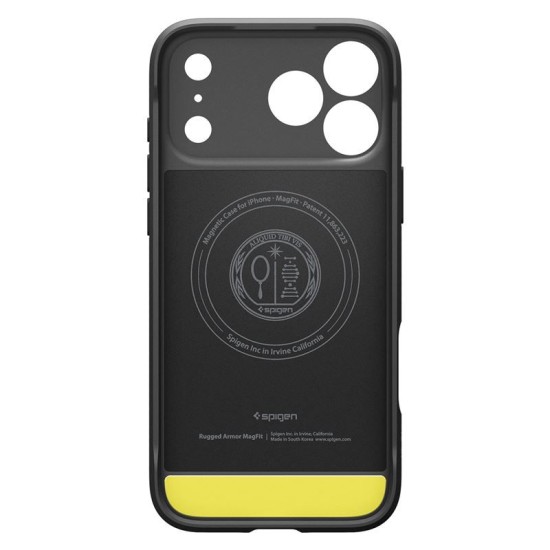 Husa de protectie Spigen Rugged Armor MagSafe pentru iPhone 17 Pro, negru mat (Spigen, Ingredi) by www.silkase.ro Husa de protectie Spigen Rugged Armor MagSafe pentru iPhone 17 Pro, negru mat (iPhone 17 Pro, ACS10329) by www.silkase.ro