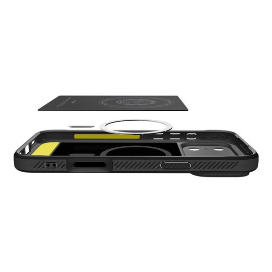 Husa de protectie Spigen Rugged Armor MagSafe pentru iPhone 17 Pro, negru mat (Spigen, Ingredi) by www.silkase.ro Husa de protectie Spigen Rugged Armor MagSafe pentru iPhone 17 Pro, negru mat (iPhone 17 Pro, ACS10329) by www.silkase.ro
