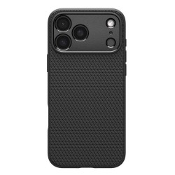 Husa de protectie Spigen Liquid Air pentru iPhone 17 Pro, negru mat Husa de protectie Spigen Liquid Air pentru iPhone 17 Pro, negru mat