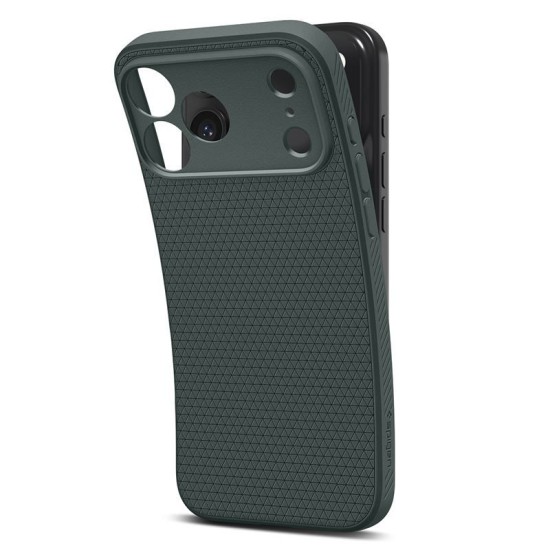 Husa de protectie Spigen Liquid Air pentru iPhone 17 Pro, verde abis (Spigen, Ingredi) by www.silkase.ro Husa de protectie Spigen Liquid Air pentru iPhone 17 Pro, verde abis (iPhone 17 Pro, ACS10333) by www.silkase.ro