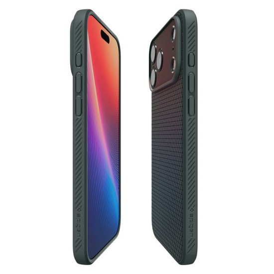 Husa de protectie Spigen Liquid Air pentru iPhone 17 Pro, verde abis (Spigen, Ingredi) by www.silkase.ro Husa de protectie Spigen Liquid Air pentru iPhone 17 Pro, verde abis (iPhone 17 Pro, ACS10333) by www.silkase.ro