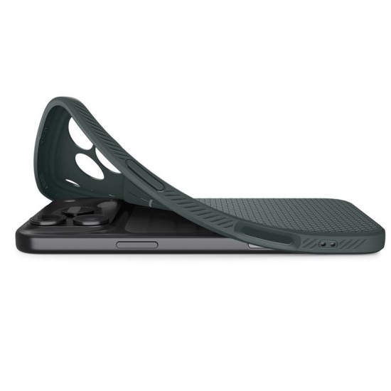 Husa de protectie Spigen Liquid Air pentru iPhone 17 Pro, verde abis (Spigen, Ingredi) by www.silkase.ro Husa de protectie Spigen Liquid Air pentru iPhone 17 Pro, verde abis (iPhone 17 Pro, ACS10333) by www.silkase.ro