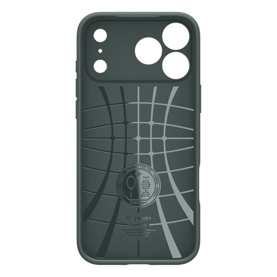 Husa de protectie Spigen Liquid Air pentru iPhone 17 Pro, verde abis (Spigen, Ingredi) by www.silkase.ro Husa de protectie Spigen Liquid Air pentru iPhone 17 Pro, verde abis (iPhone 17 Pro, ACS10333) by www.silkase.ro