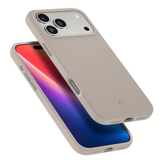 Husa din silicon Spigen Silicone Fit MagSafe pentru iPhone 17 Pro, culoarea pietrei (Spigen, Ingredi) by www.silkase.ro Husa din silicon Spigen Silicone Fit MagSafe pentru iPhone 17 Pro, culoarea pietrei (iPhone 17 Pro, ACS10337) by www.silkase.ro
