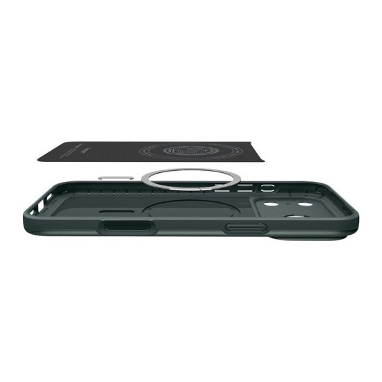 Husa subtire Spigen Thin Fit MagSafe pentru iPhone 17 Pro, verde abis (Spigen, Ingredi) by www.silkase.ro Husa subtire Spigen Thin Fit MagSafe pentru iPhone 17 Pro, verde abis (iPhone 17 Pro, ACS10340) by www.silkase.ro