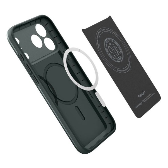 Husa subtire Spigen Thin Fit MagSafe pentru iPhone 17 Pro, verde abis (Spigen, Ingredi) by www.silkase.ro Husa subtire Spigen Thin Fit MagSafe pentru iPhone 17 Pro, verde abis (iPhone 17 Pro, ACS10340) by www.silkase.ro