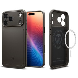 Husa subtire Spigen Thin Fit MagSafe pentru iPhone 17 Pro, gunmetal