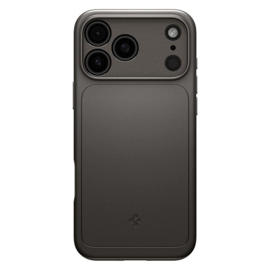 Husa subtire Spigen Thin Fit MagSafe pentru iPhone 17 Pro, gunmetal (iPhone 17 Pro, ACS10341) by www.silkase.ro