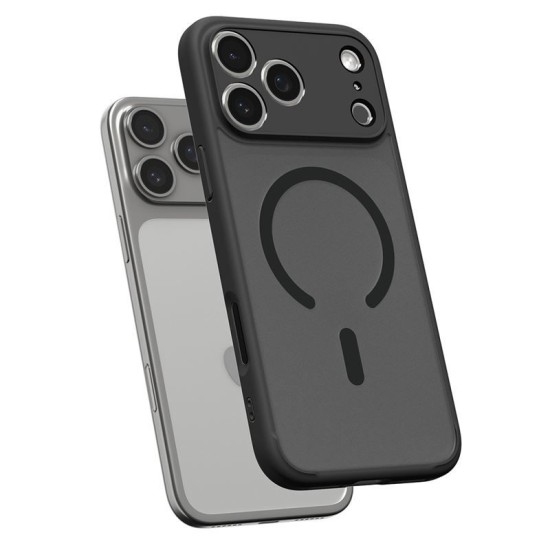 Husa hibrida Spigen Ultra Hybrid MagSafe pentru iPhone 17 Pro, negru matuit (Spigen, Ingredi) by www.silkase.ro Husa hibrida Spigen Ultra Hybrid MagSafe pentru iPhone 17 Pro, negru matuit (iPhone 17 Pro, ACS10349) by www.silkase.ro