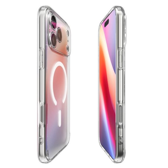 Husa hibrida Spigen Ultra Hybrid MagSafe pentru iPhone 17 Pro, alb matuit (Spigen, Ingredi) by www.silkase.ro Husa hibrida Spigen Ultra Hybrid MagSafe pentru iPhone 17 Pro, alb matuit (iPhone 17 Pro, ACS10350) by www.silkase.ro