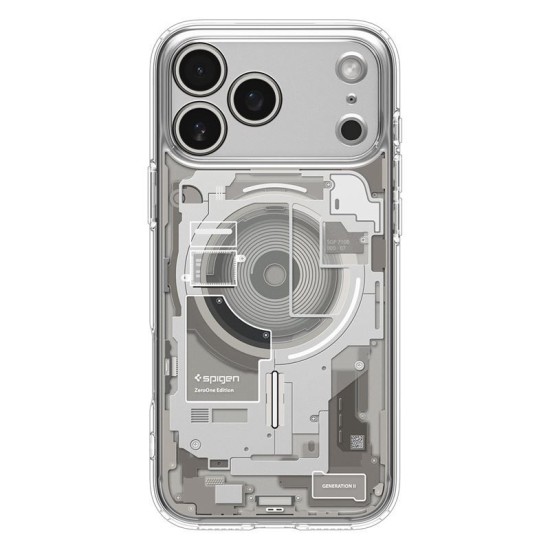 Husa hibrida Spigen Ultra Hybrid MagSafe pentru iPhone 17 Pro, model zero one titan natural (Spigen, Ingredi) by www.silkase.ro Husa hibrida Spigen Ultra Hybrid MagSafe pentru iPhone 17 Pro, model zero one titan natural (iPhone 17 Pro, ACS10352) by www.silkase.ro