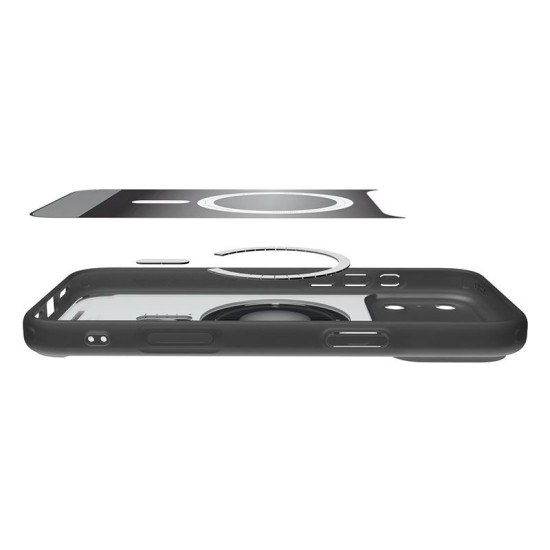 Husa hibrida Spigen Ultra Hybrid MagSafe pentru iPhone 17 Pro, negru clasic (Spigen, Ingredi) by www.silkase.ro Husa hibrida Spigen Ultra Hybrid MagSafe pentru iPhone 17 Pro, negru clasic (iPhone 17 Pro, ACS10356) by www.silkase.ro