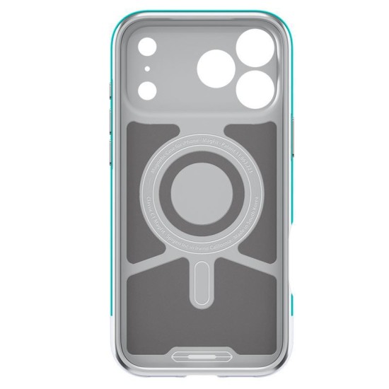 Husa de protectie Spigen Classic C1 MagSafe pentru iPhone 17 Pro, bondi blue (iPhone 17 Pro, ACS10358) by www.silkase.ro