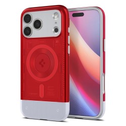 Husa de protectie Spigen Classic C1 MagSafe pentru iPhone 17 Pro, rubiniu
